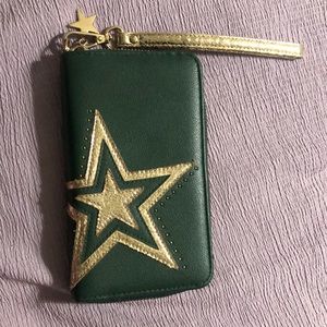 Star Wallet green and gold
